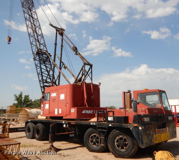 image for item HB9373 1997 FMC Link Belt HC-108C  truck crane