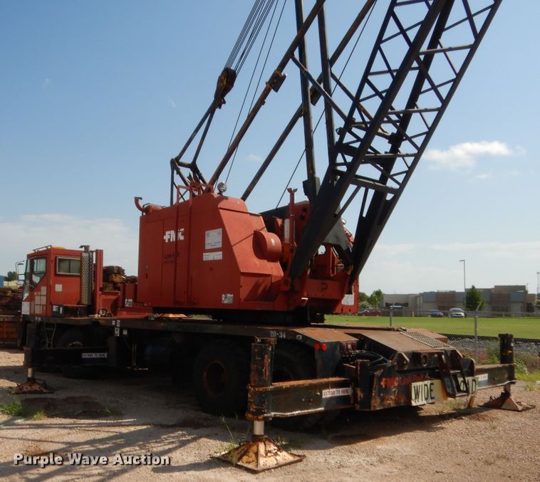 image for item HB9373 1997 FMC Link Belt HC-108C  truck crane