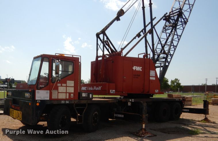 image for item HB9373 1997 FMC Link Belt HC-108C  truck crane