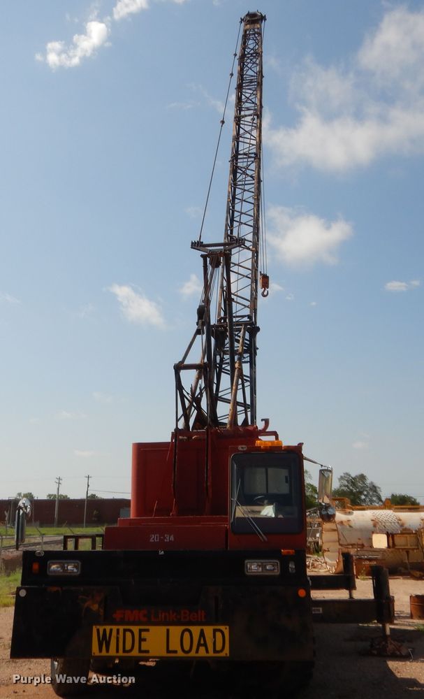 image for item HB9373 1997 FMC Link Belt HC-108C  truck crane