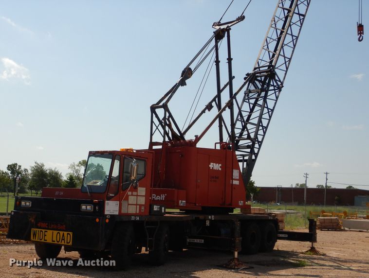 image for item HB9373 1997 FMC Link Belt HC-108C  truck crane