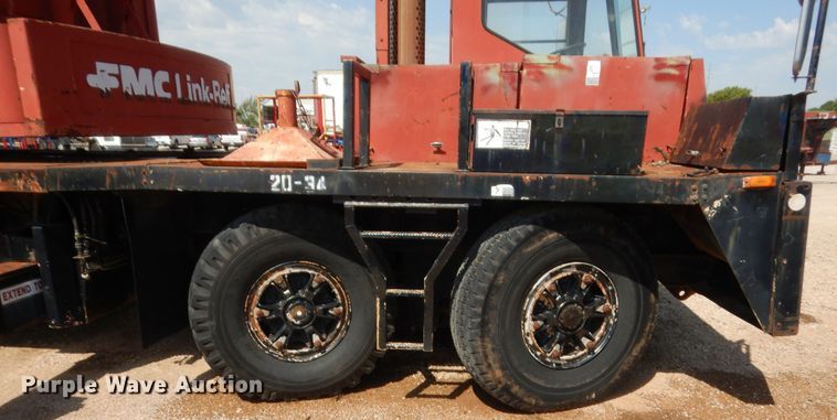 image for item HB9373 1997 FMC Link Belt HC-108C  truck crane