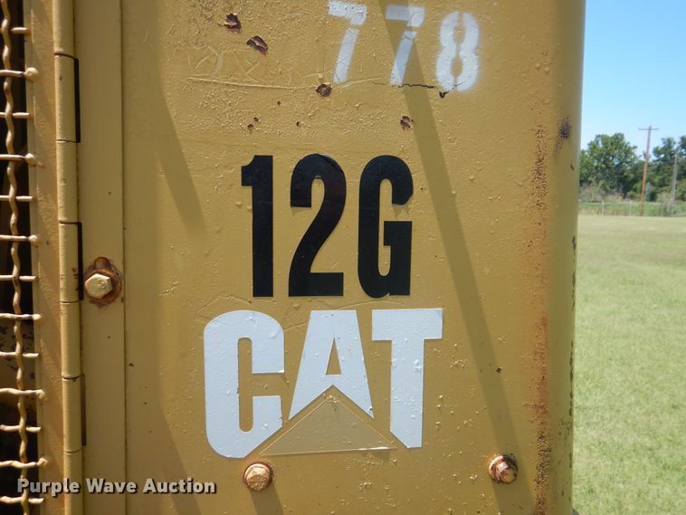 image for item HJ9892 1980 Caterpillar 12G  motor grader