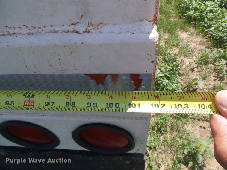 image for item DD0392 1999 shop built single hopper bottom grain trailer