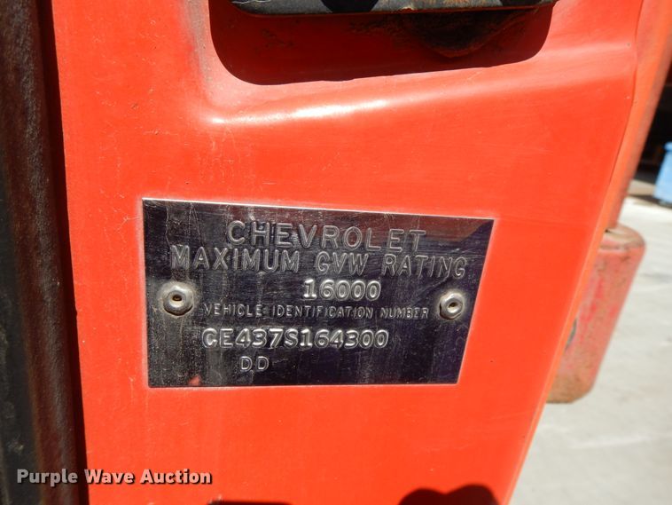 image for item DF5261 1967 Chevrolet 40  grain truck