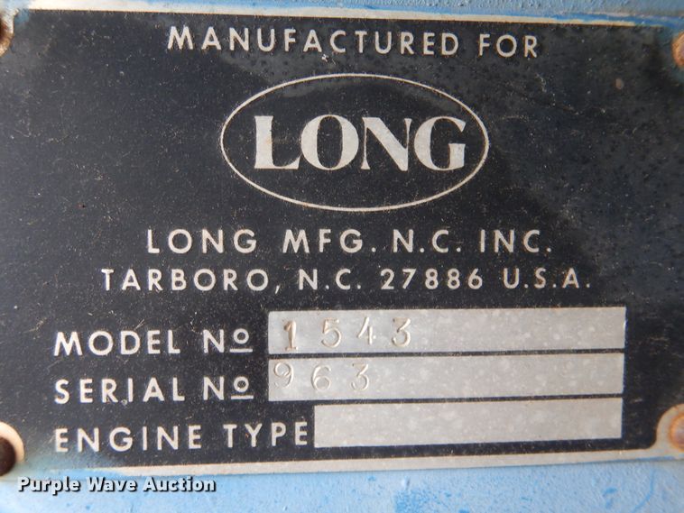 image for item DI0340 Long 1543  tractor