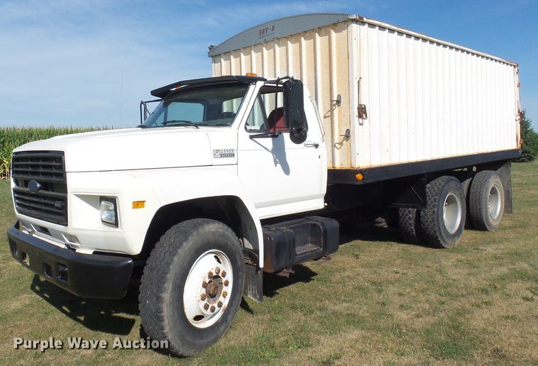 image for item DX9234 1990 Ford F800F  grain truck