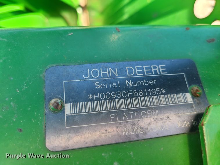image for item EL9980 John Deere 930 flex head