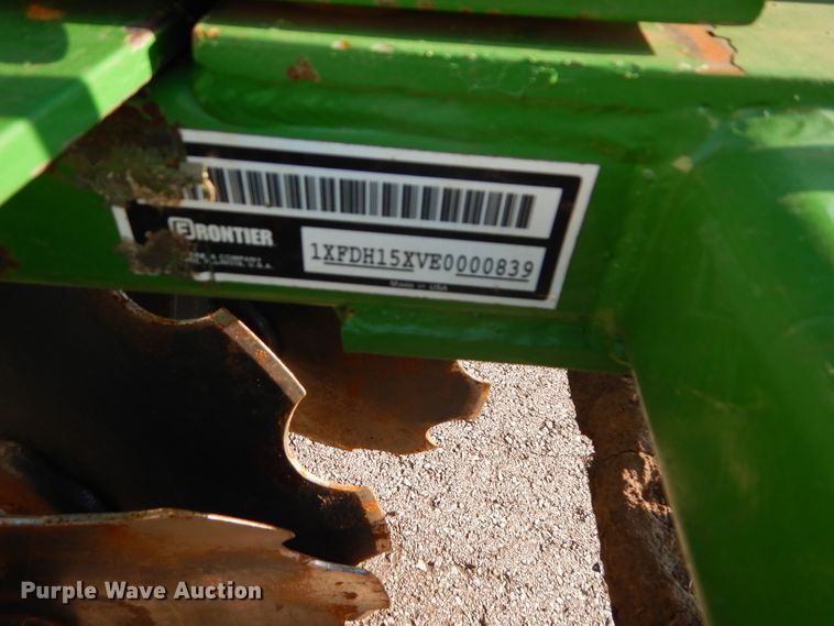 image for item FY9173 2014 Frontier DH1510 disk