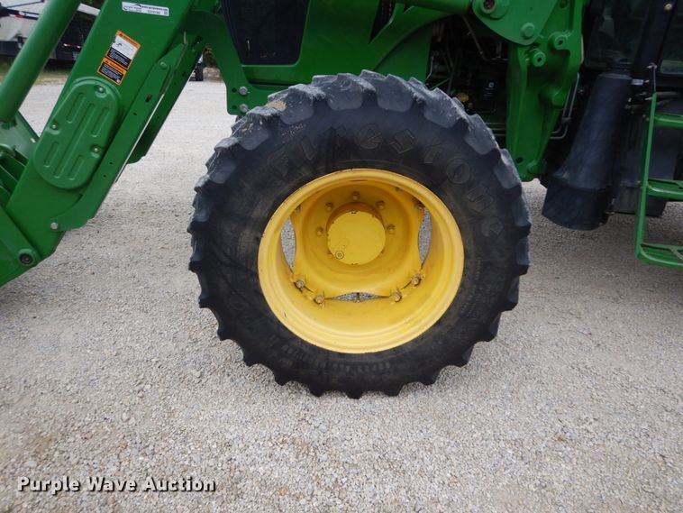 image for item GV9198 2013 John Deere 6115D  MFWD tractor