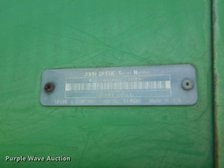 image for item HB9375 John Deere 455 grain drill