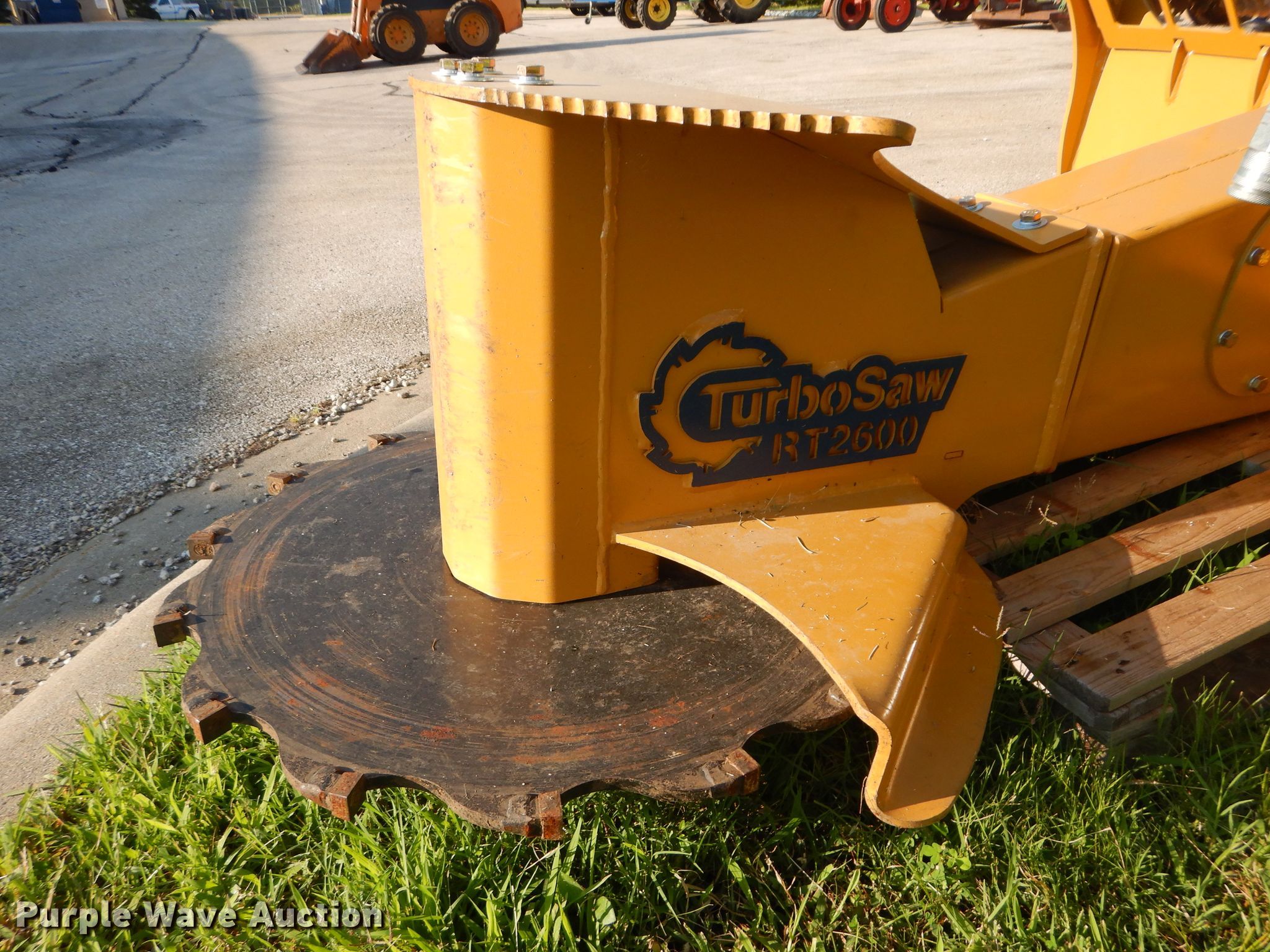 Turbo Saw RT2600 skid steer tree saw in Lawrence, KS Item DI8252 sold