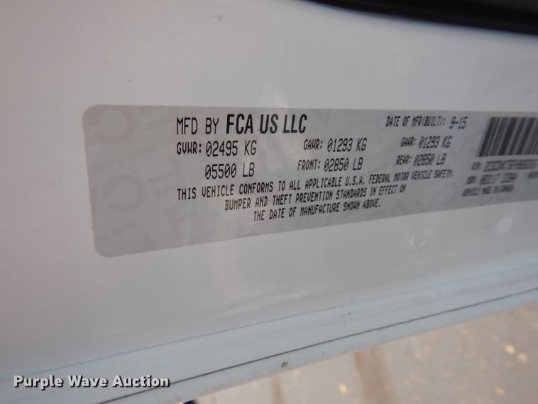 image for item DJ4364 2015 Dodge Charger Police