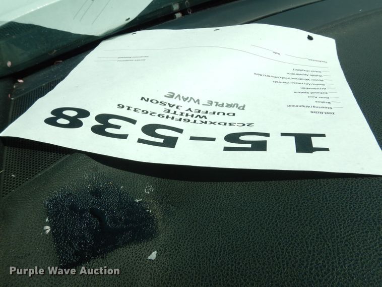 image for item DJ4364 2015 Dodge Charger Police