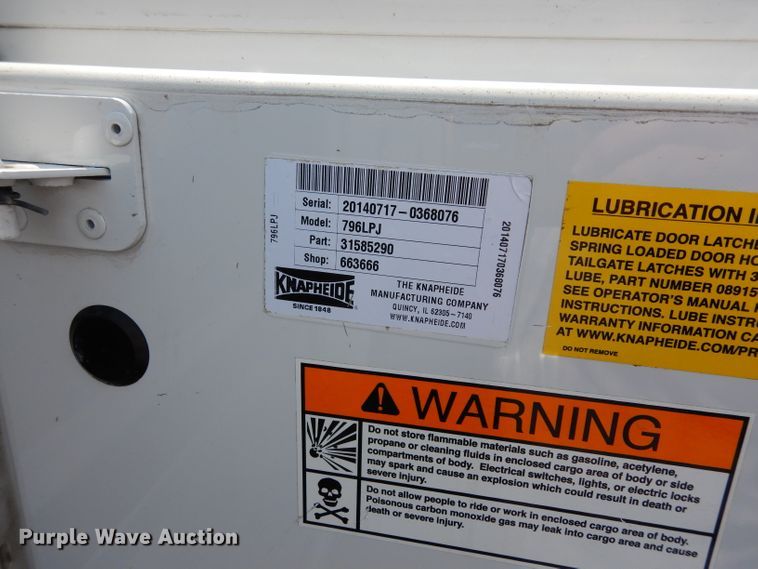 image for item DJ4375 2015 Ford F250 Super Duty XL  Crew Cab utility bed pickup truck