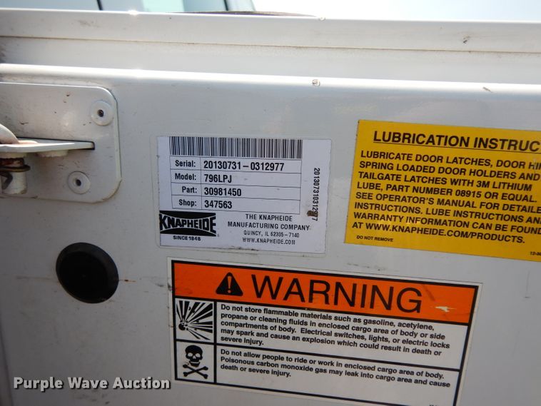 image for item DJ4381 2014 Ford F250 Super Duty XL  Crew Cab utility bed pickup truck