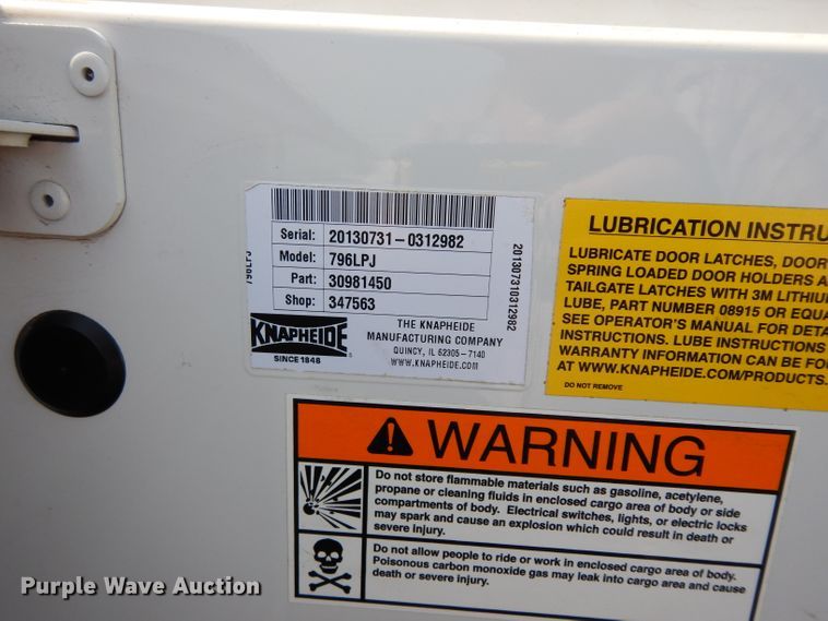 image for item DJ4383 2014 Ford F250 Super Duty XL  Crew Cab utility bed pickup truck