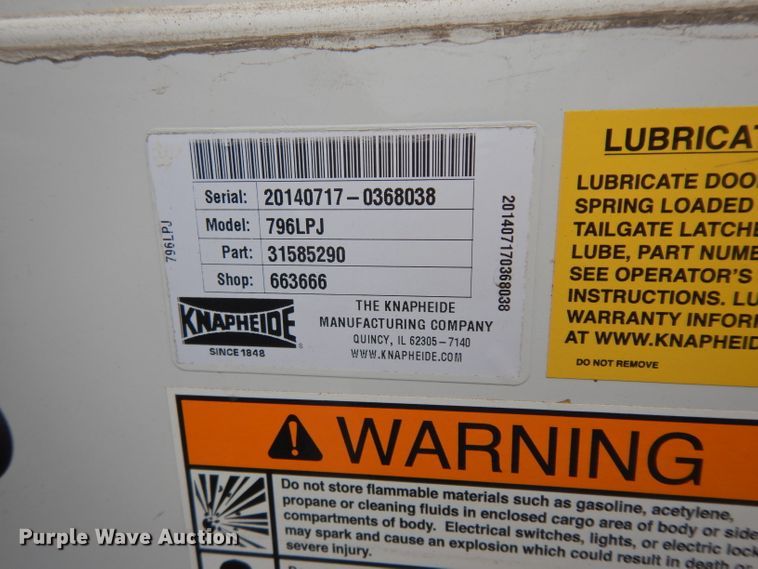 image for item DJ4386 2015 Ford F250 Super Duty XL  Crew Cab utility bed pickup truck