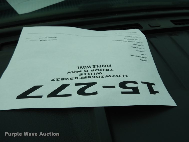 image for item DJ4386 2015 Ford F250 Super Duty XL  Crew Cab utility bed pickup truck