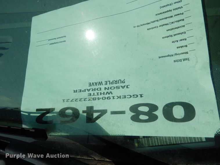 image for item DJ4387 2008 Chevrolet Silverado 1500  Ext. Cab pickup truck