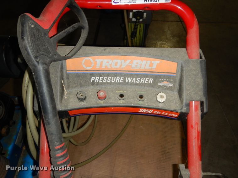image for item HY9537 Troy-Bilt 01904 pressure washer