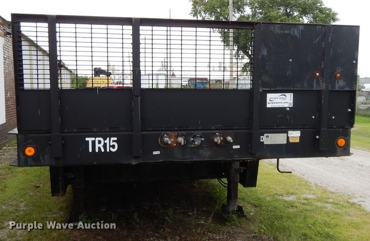 image for item DF5298 2007 Trail King TK70HT-482 drop deck equipment trailer