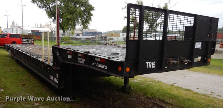 image for item DF5298 2007 Trail King TK70HT-482 drop deck equipment trailer