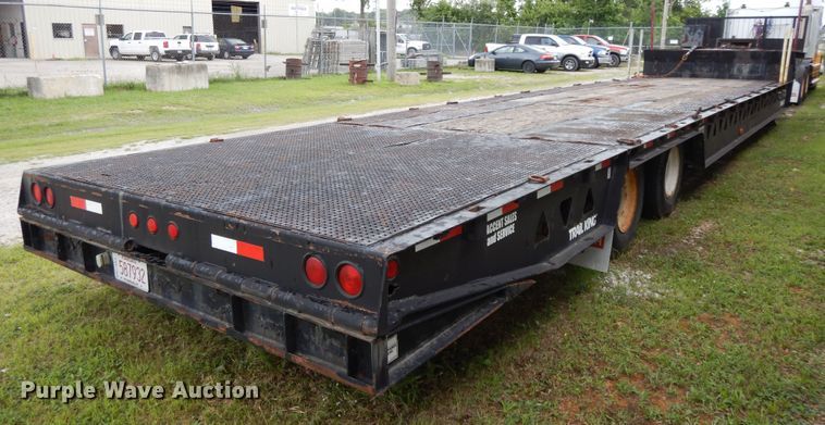 image for item DF5298 2007 Trail King TK70HT-482 drop deck equipment trailer