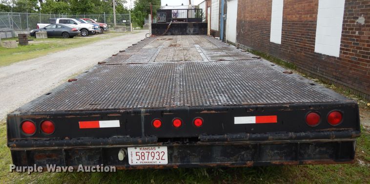 image for item DF5298 2007 Trail King TK70HT-482 drop deck equipment trailer