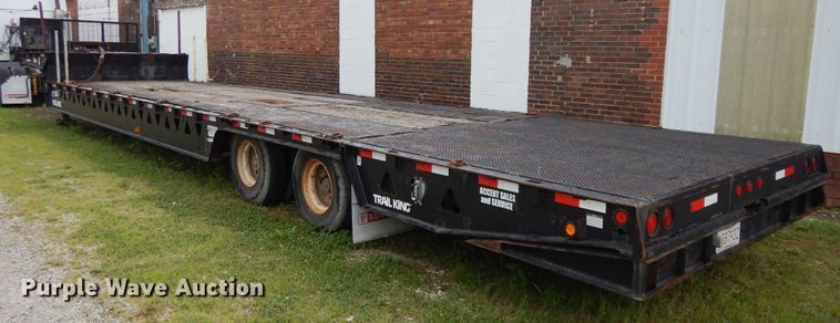 image for item DF5298 2007 Trail King TK70HT-482 drop deck equipment trailer