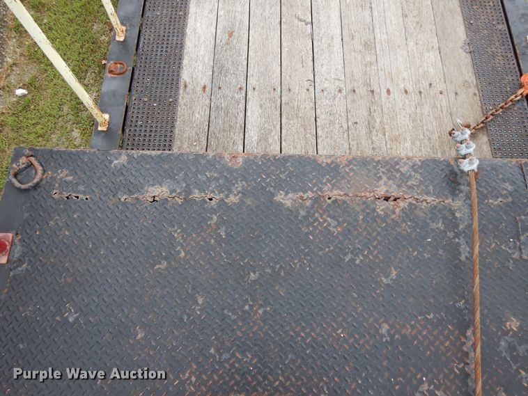 image for item DF5298 2007 Trail King TK70HT-482 drop deck equipment trailer