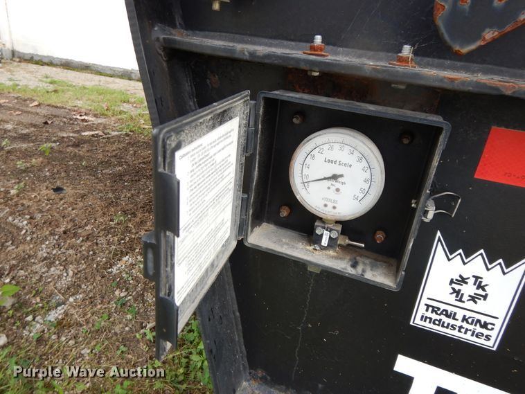 image for item DF5298 2007 Trail King TK70HT-482 drop deck equipment trailer