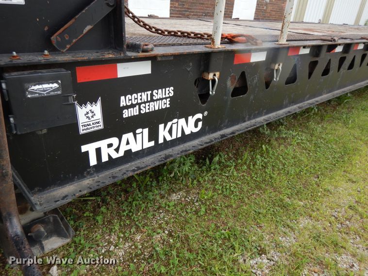 image for item DF5298 2007 Trail King TK70HT-482 drop deck equipment trailer