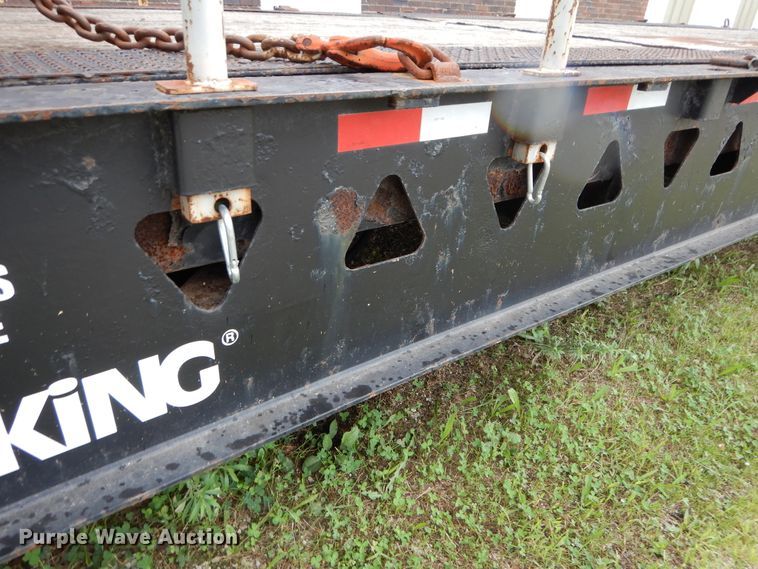 image for item DF5298 2007 Trail King TK70HT-482 drop deck equipment trailer