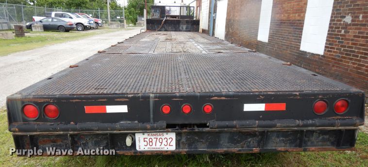 image for item DF5298 2007 Trail King TK70HT-482 drop deck equipment trailer