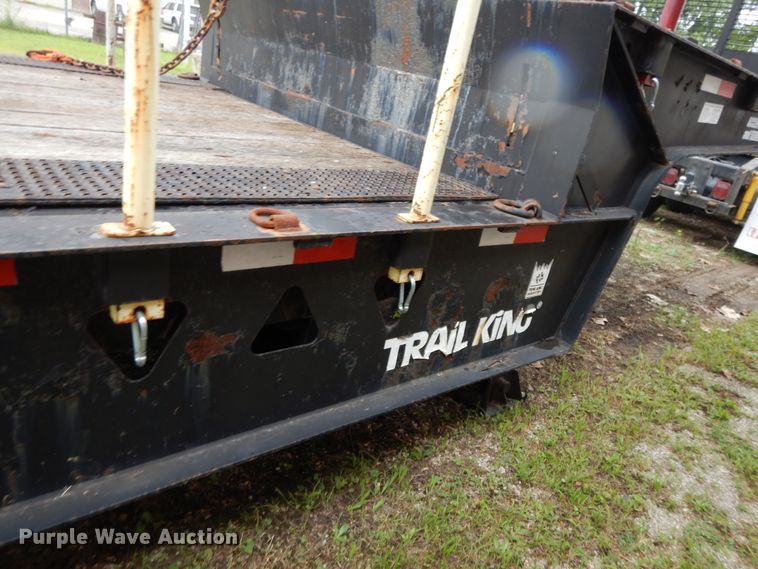 image for item DF5298 2007 Trail King TK70HT-482 drop deck equipment trailer