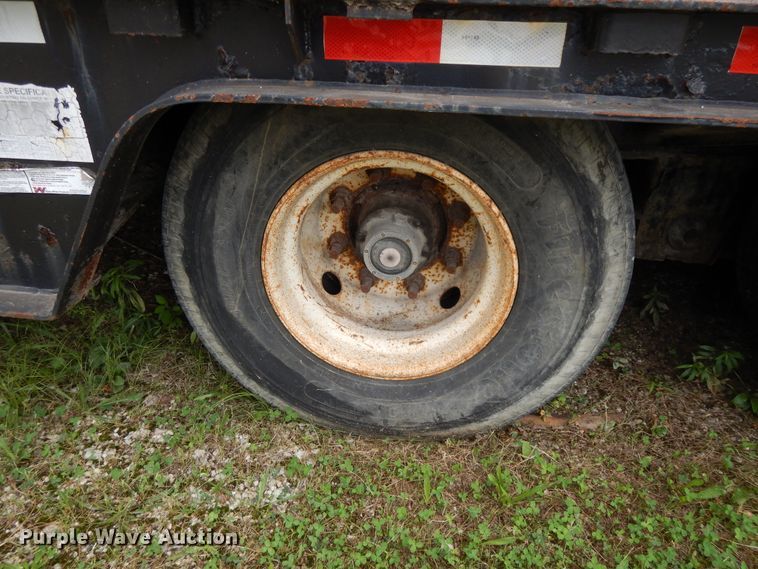 image for item DF5298 2007 Trail King TK70HT-482 drop deck equipment trailer