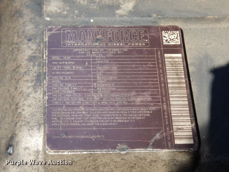 image for item DH6605 2012 International ProStar Plus 122  semi truck