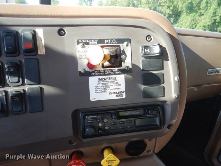 image for item FT9021 2004 Mack Granite  crane truck