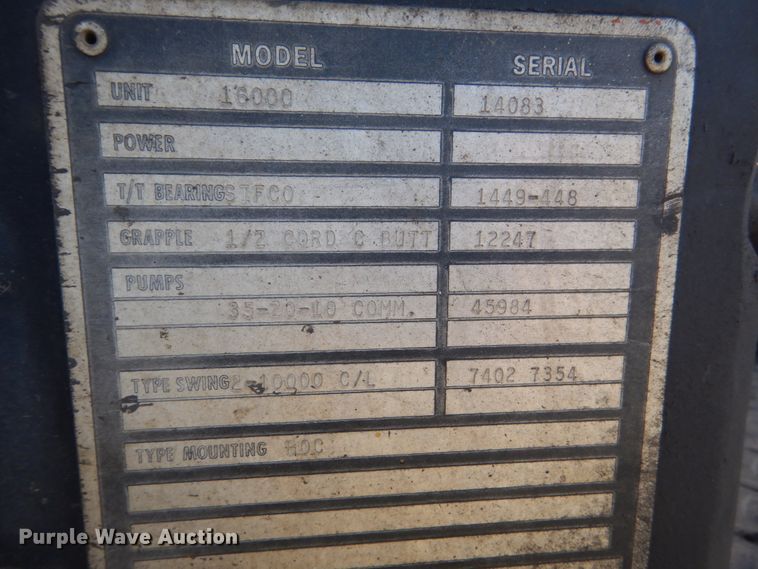 image for item FT9022 2005 Mack Granite  grapple truck