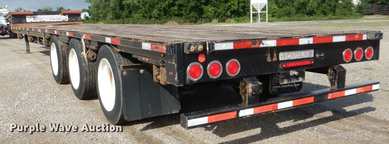 image for item GM9101 2012 Fontaine HCVSD22TAF flatbed trailer