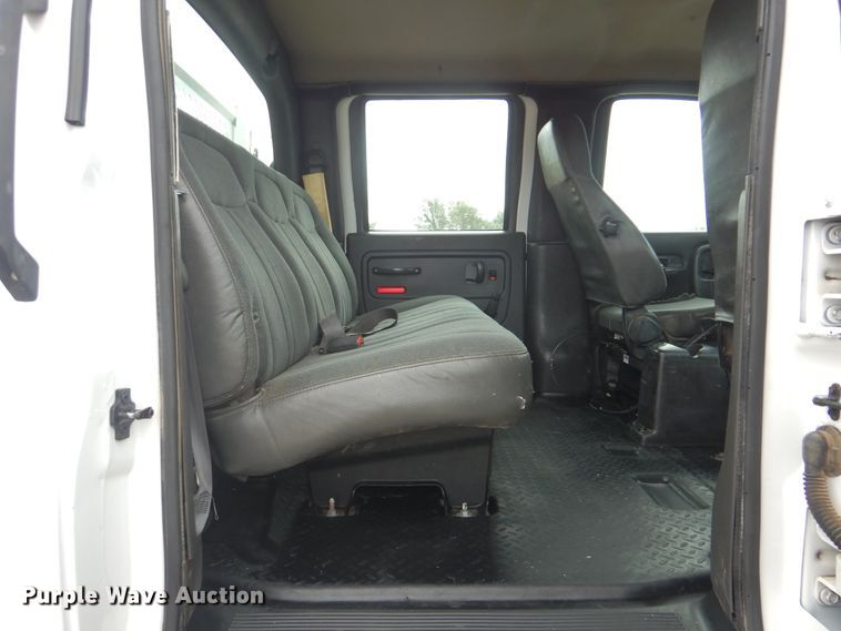 image for item GM9106 2004 GMC C7500  Crew Cab flat dump bed truck