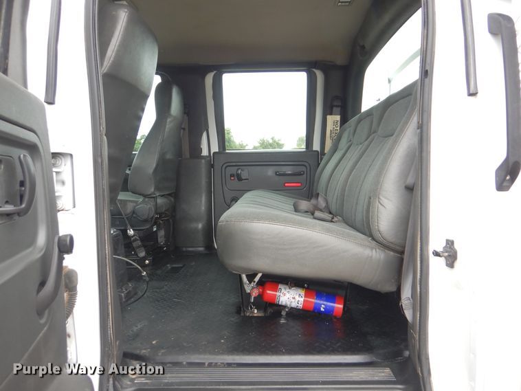 image for item GM9106 2004 GMC C7500  Crew Cab flat dump bed truck