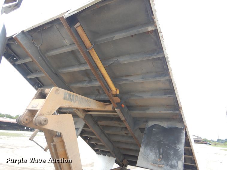 image for item GM9106 2004 GMC C7500  Crew Cab flat dump bed truck