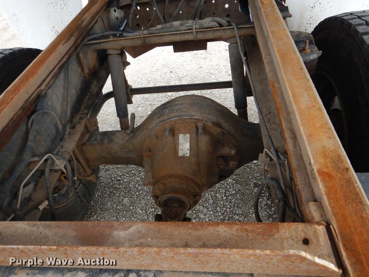 image for item GM9106 2004 GMC C7500  Crew Cab flat dump bed truck