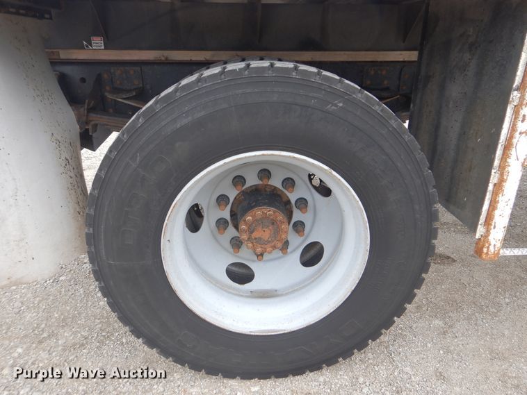 image for item GM9106 2004 GMC C7500  Crew Cab flat dump bed truck