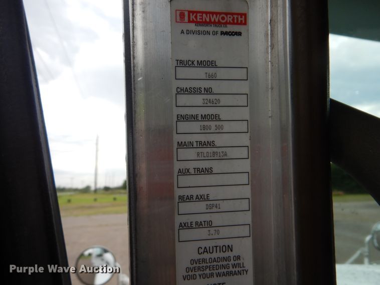 image for item GM9113 2012 Kenworth T660  semi truck