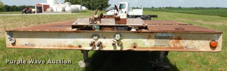 image for item HA9427 1974 Muv-All 4534A drop deck equipment trailer