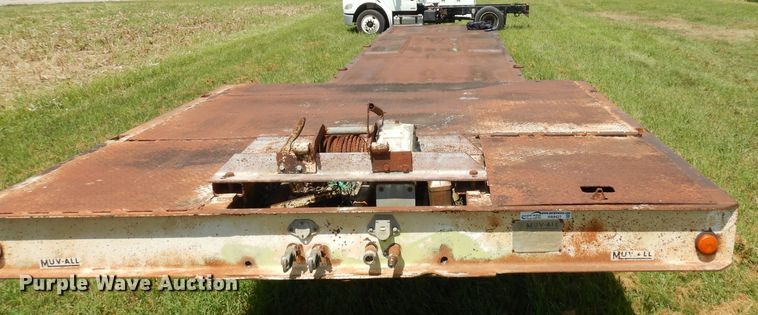 image for item HA9427 1974 Muv-All 4534A drop deck equipment trailer
