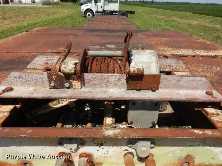 image for item HA9427 1974 Muv-All 4534A drop deck equipment trailer